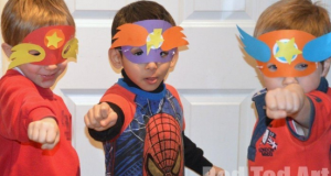 Superhero masks for kids