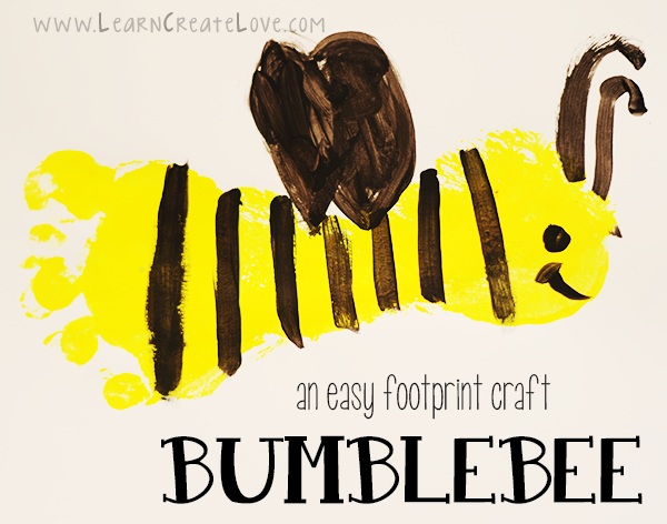 footprint-bumble-bee-craft