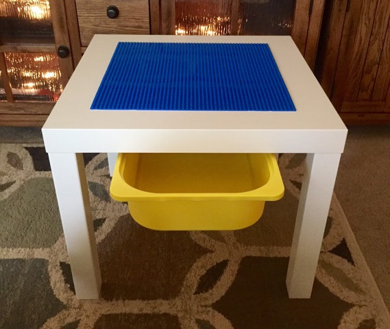 lego table with drawer