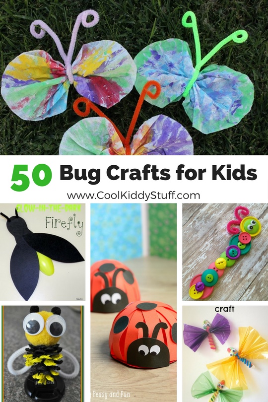 50 Bug Crafts for Kids - Cool Kiddy Stuff